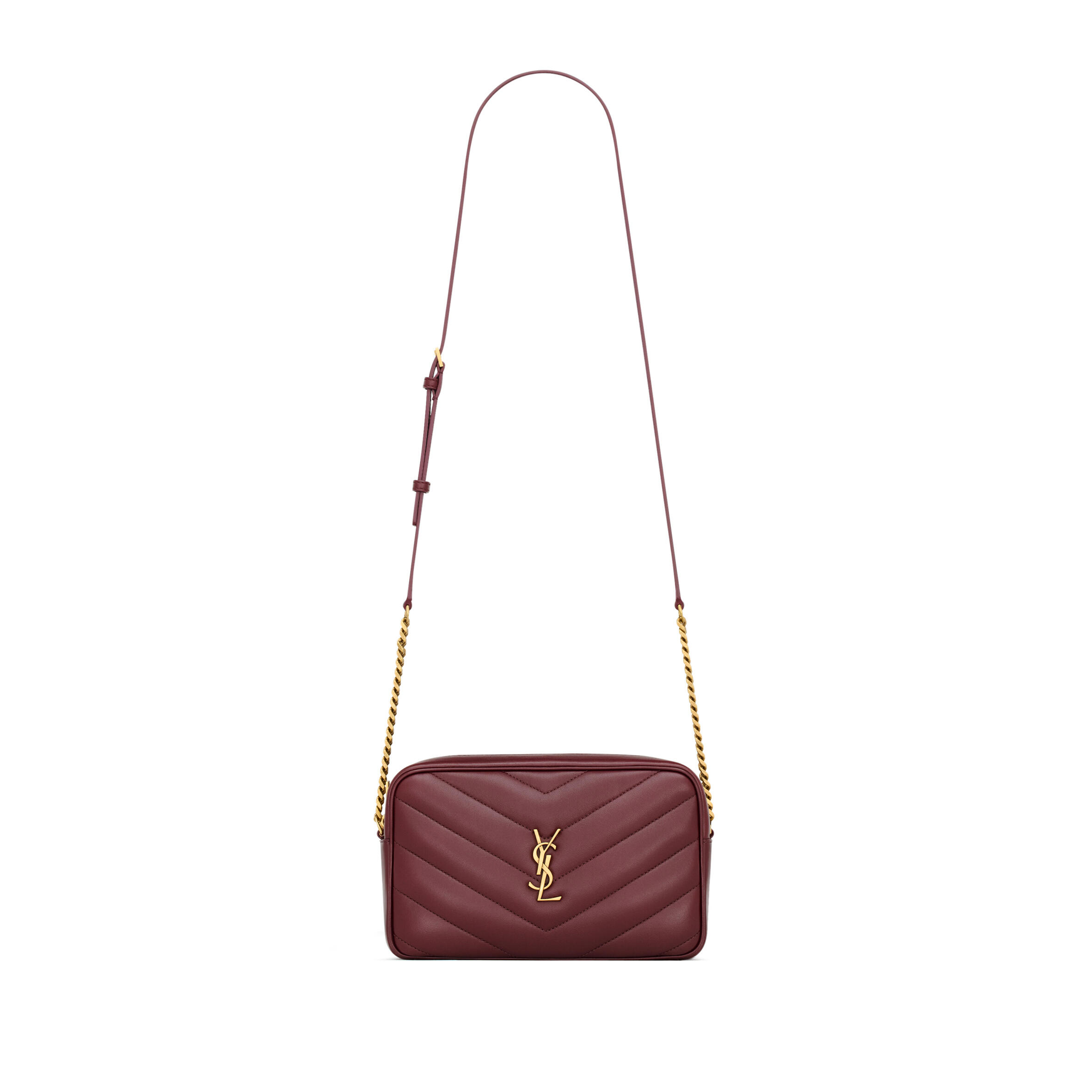 YSL LOULOU CAMERA BAG IN MATELASSÉ LAMBSKIN 869468AAEAX6197 (23*14*6cm)